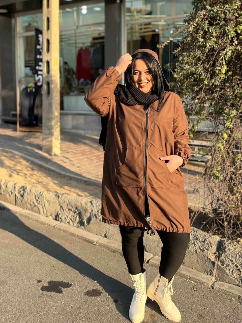 بارانی دو رو زنانه کد 078