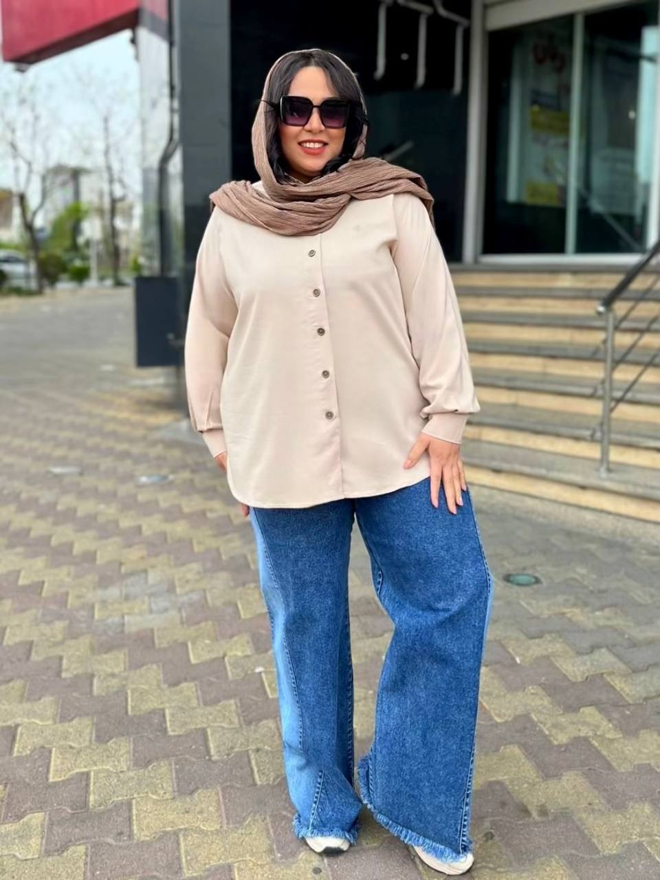شومیز سایز بزرگ بنگالین کد 162