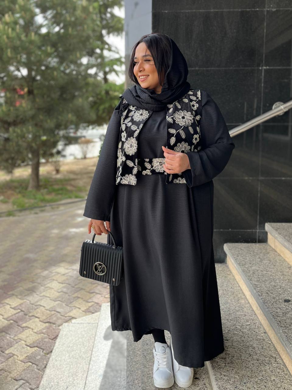 ست جلیقه سارافون سایزبزرگ کد 175