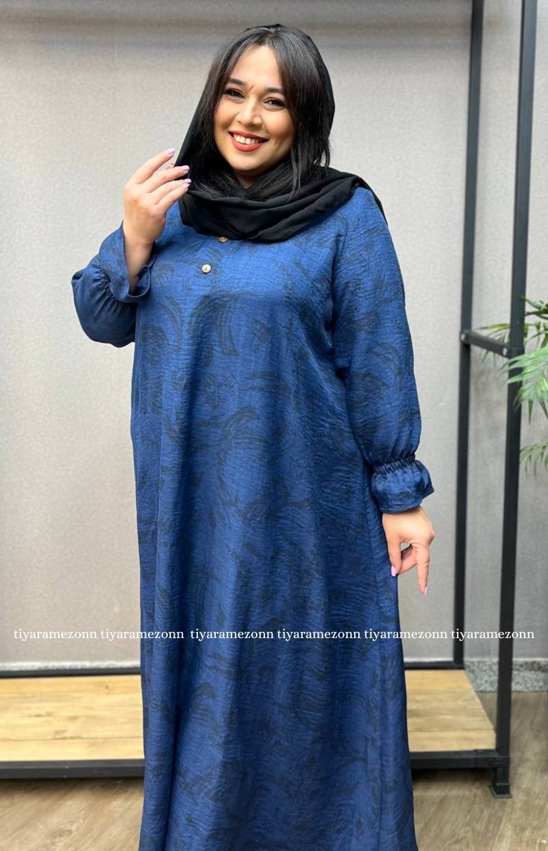 پیراهن سایزبزرگ ساحلی کد224