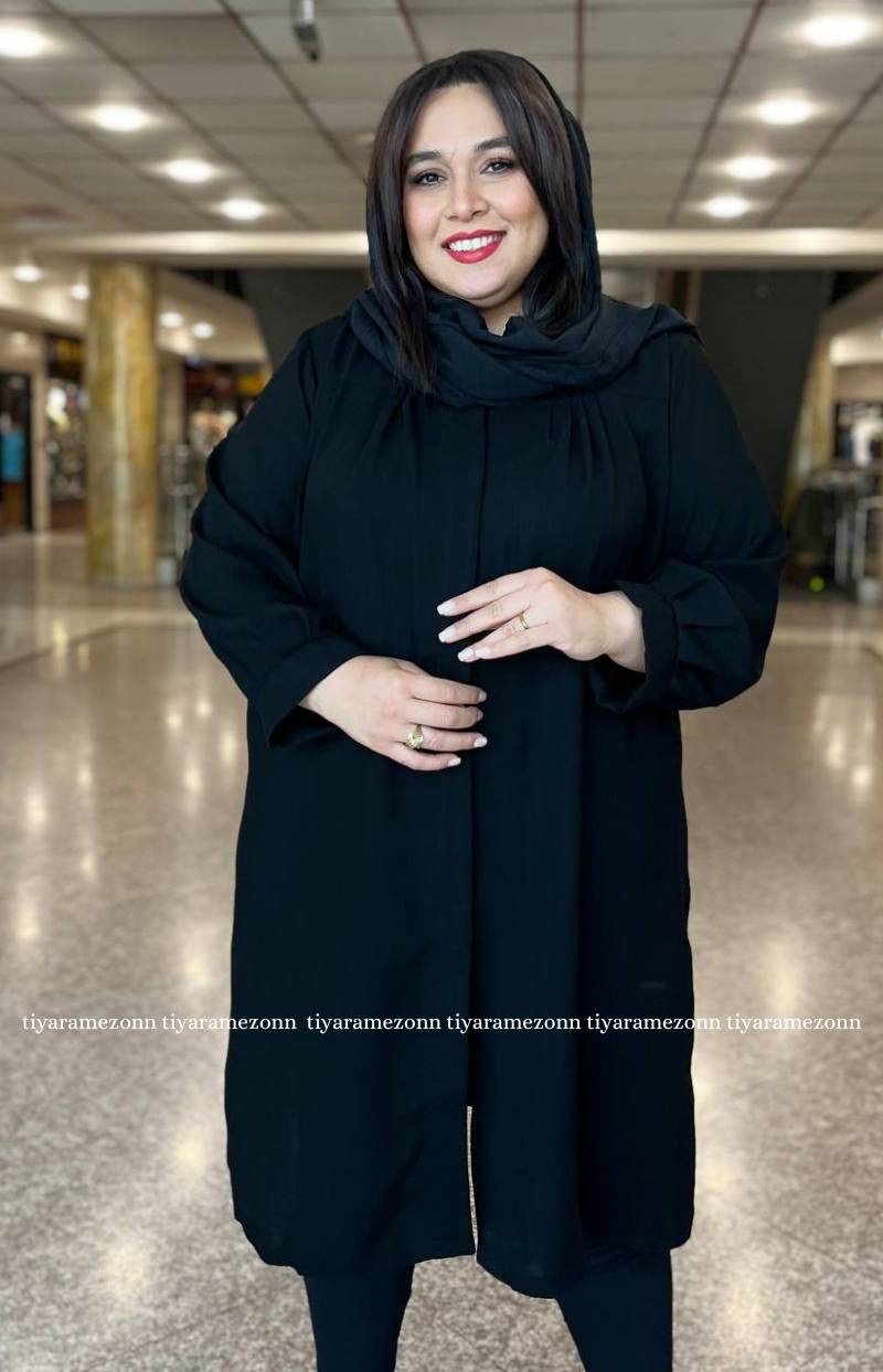 مانتو سایز بزرگ ساده کد 257