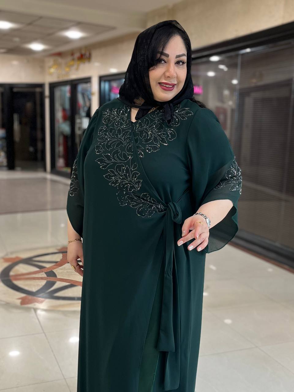 ماکسی سایزبزرگ مجلسی  مدل نگین کد 420