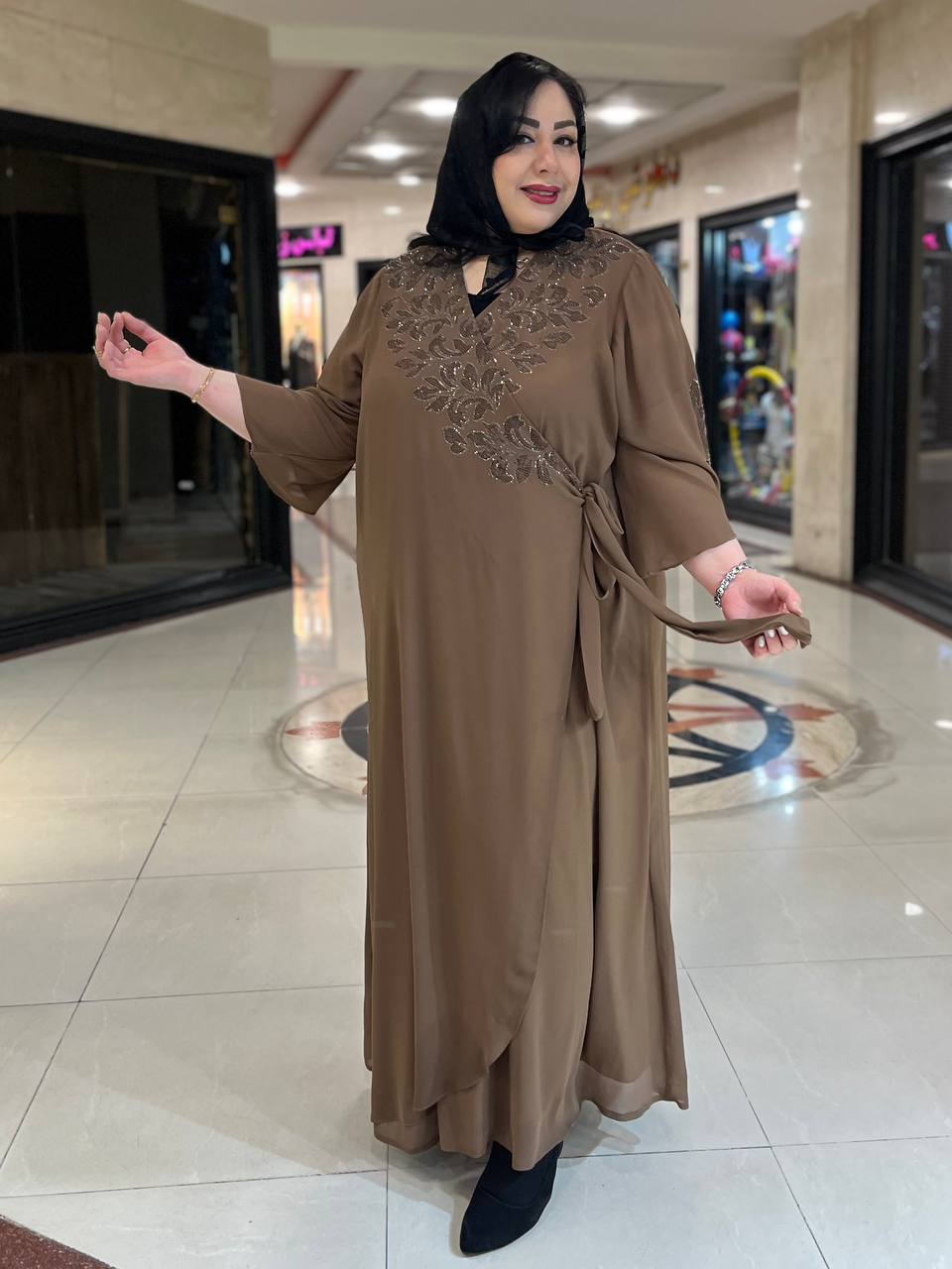 ماکسی سایزبزرگ مجلسی  مدل نگین کد 420