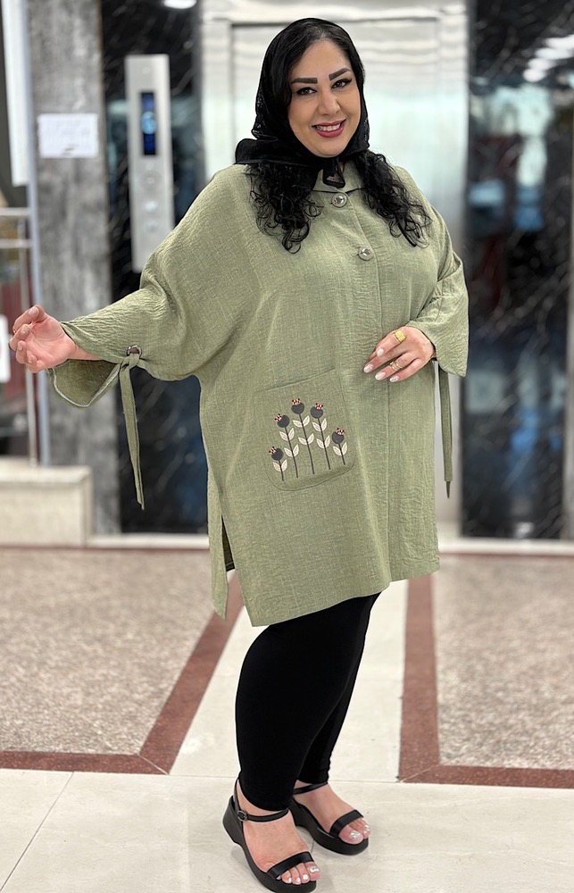 پانچ سایزبزرگ مدل تک جیب بهاری کد 424