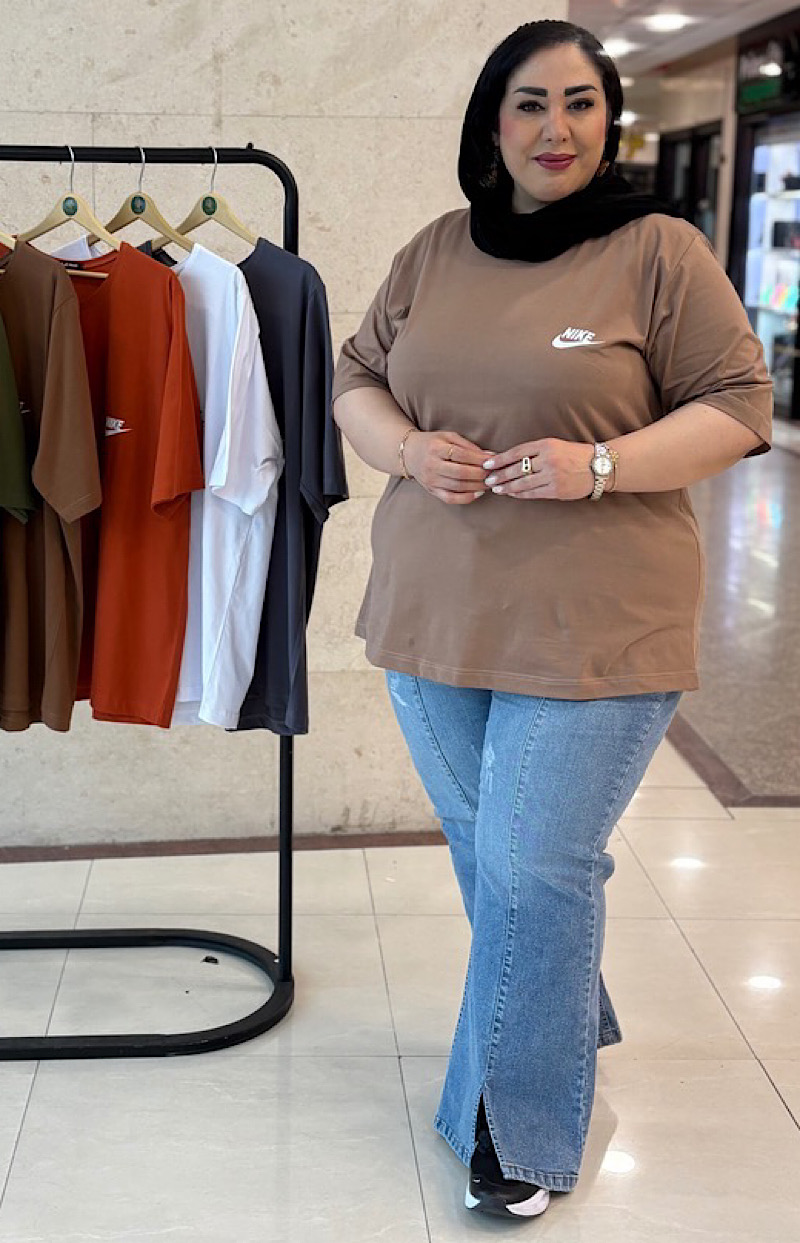 تیشرت سایزبزرگ مدل باکسی 459