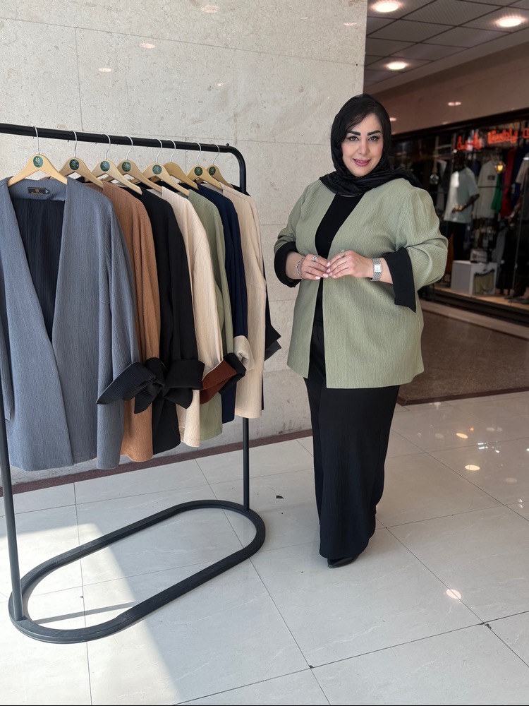 کت و شلوار زنانه سایزبزرگ مدل لیندا کد 442
