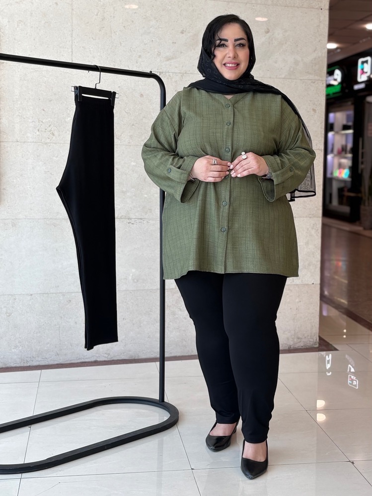 شلوار سایز بزرگ راسته لاکرا کد 495