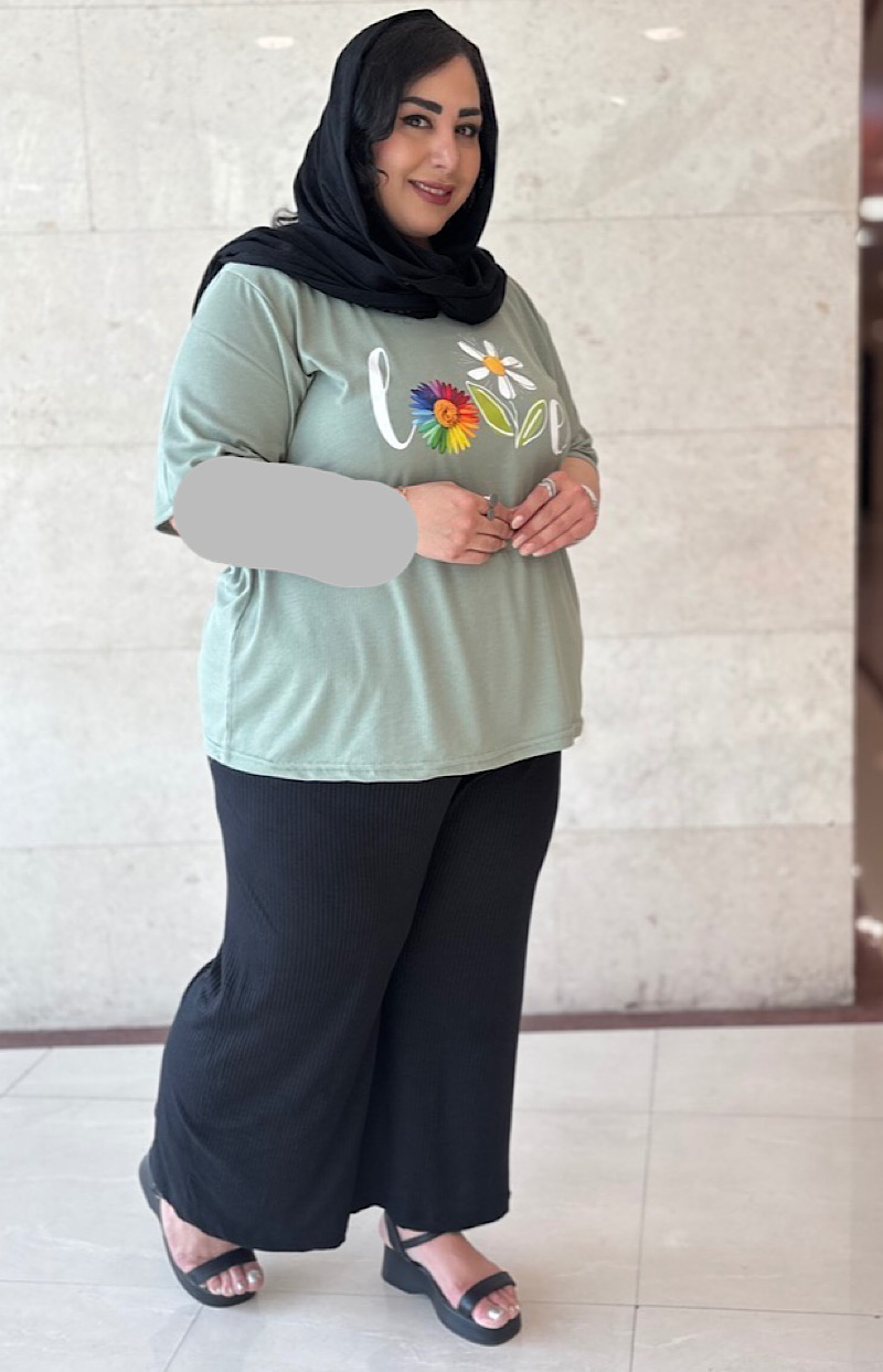 شلوار دامنی  سایزبزرگ پرنسس کد 501