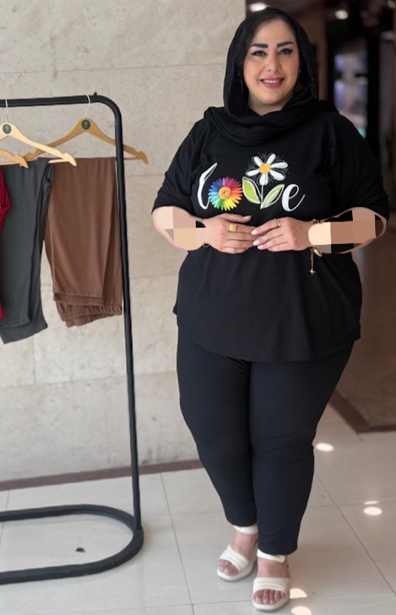 شلوار سایز بزرگ مدل رویا کد 476