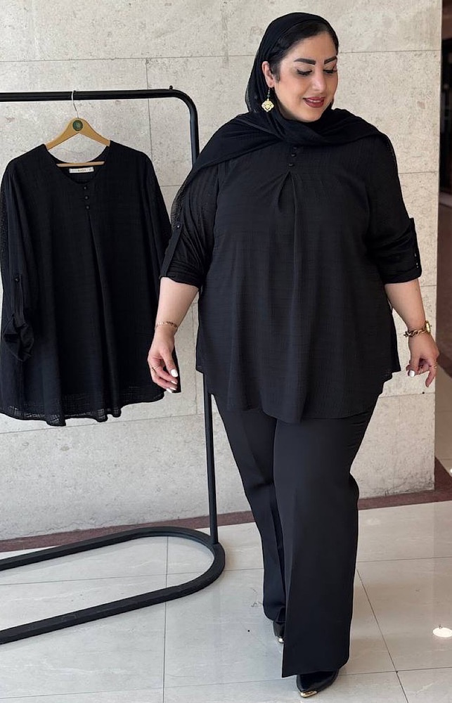شومیز سایزبزرگ مدل سارا کد 548