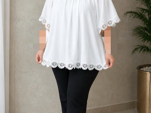 اصول شیک‌پوشی در خانه با انتخاب لباس راحتی سایز بزرگ زنانه