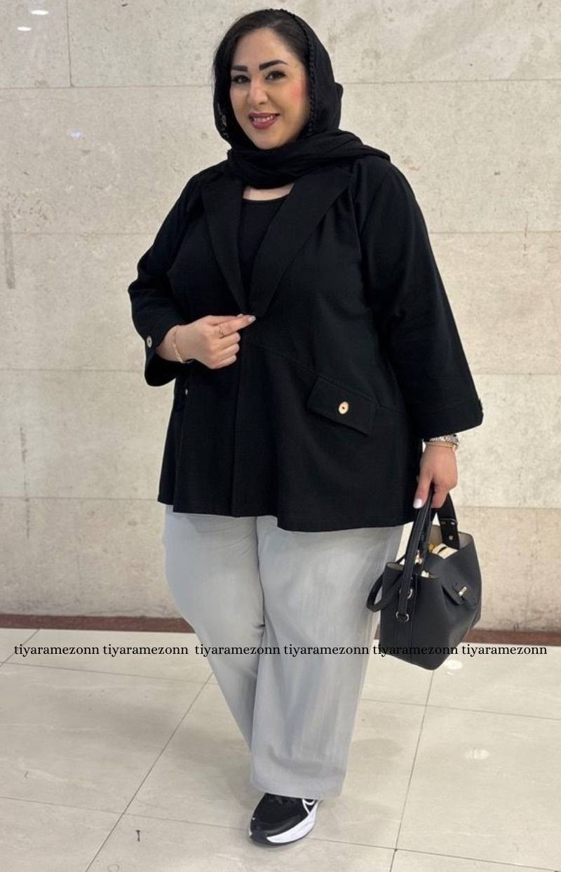 کت سایزبزرگ لینن  سری جدید کد 600