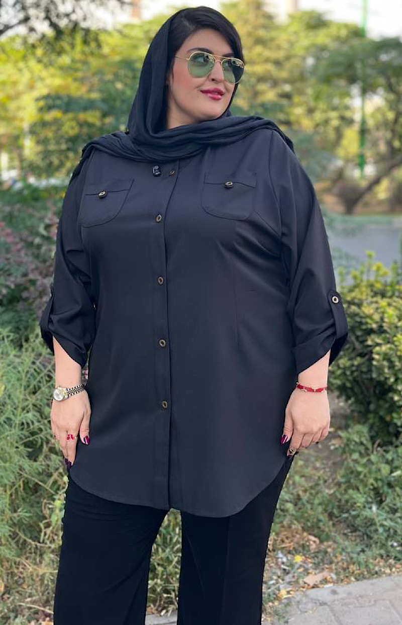 مانتو سایز بزرگ  مدل بزایاق  کد 642