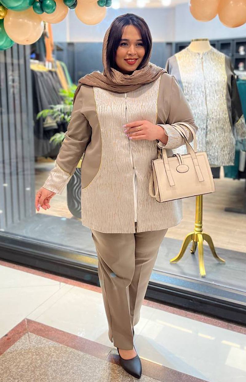 مانتو بهاره کوتاه و بلند سایز بزرگ.