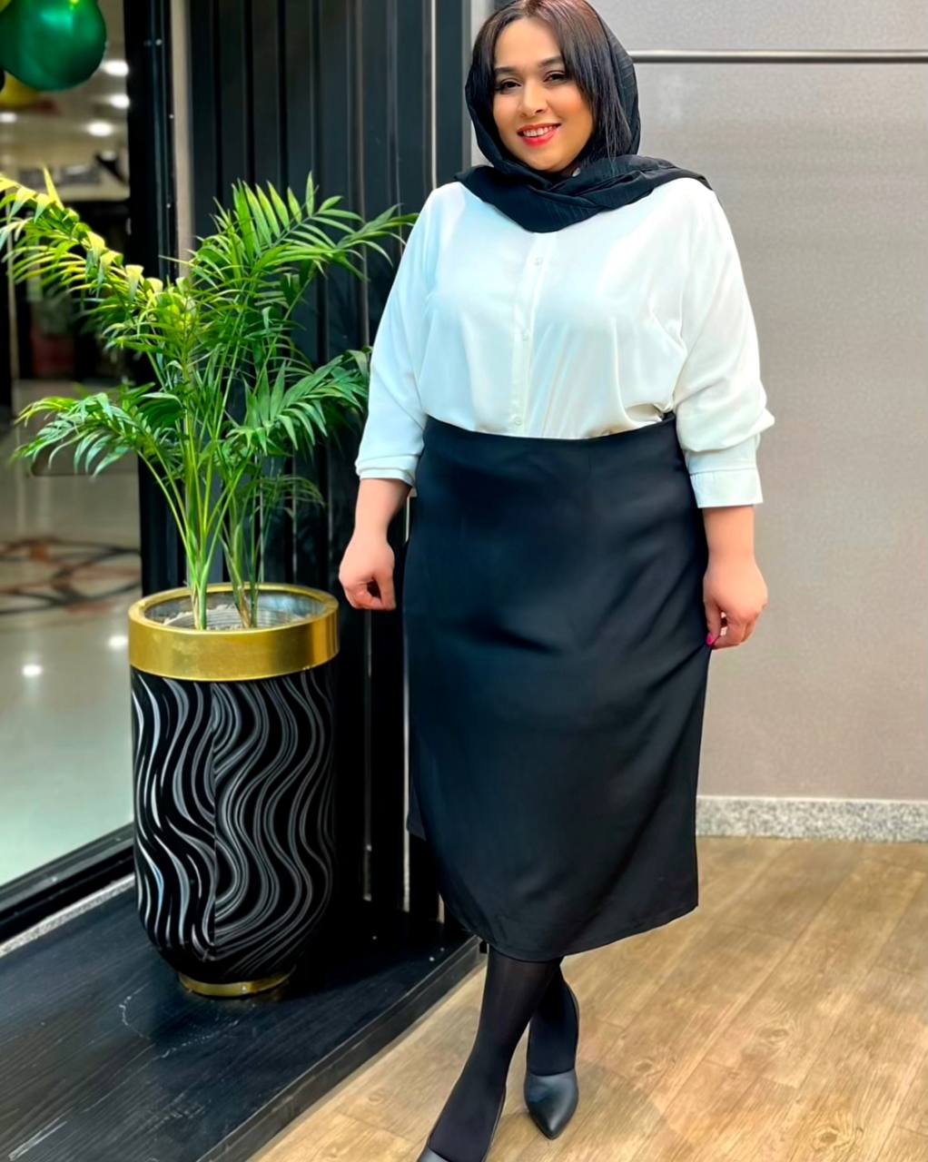 خرید دامن سایز بزرگ زنانه.
