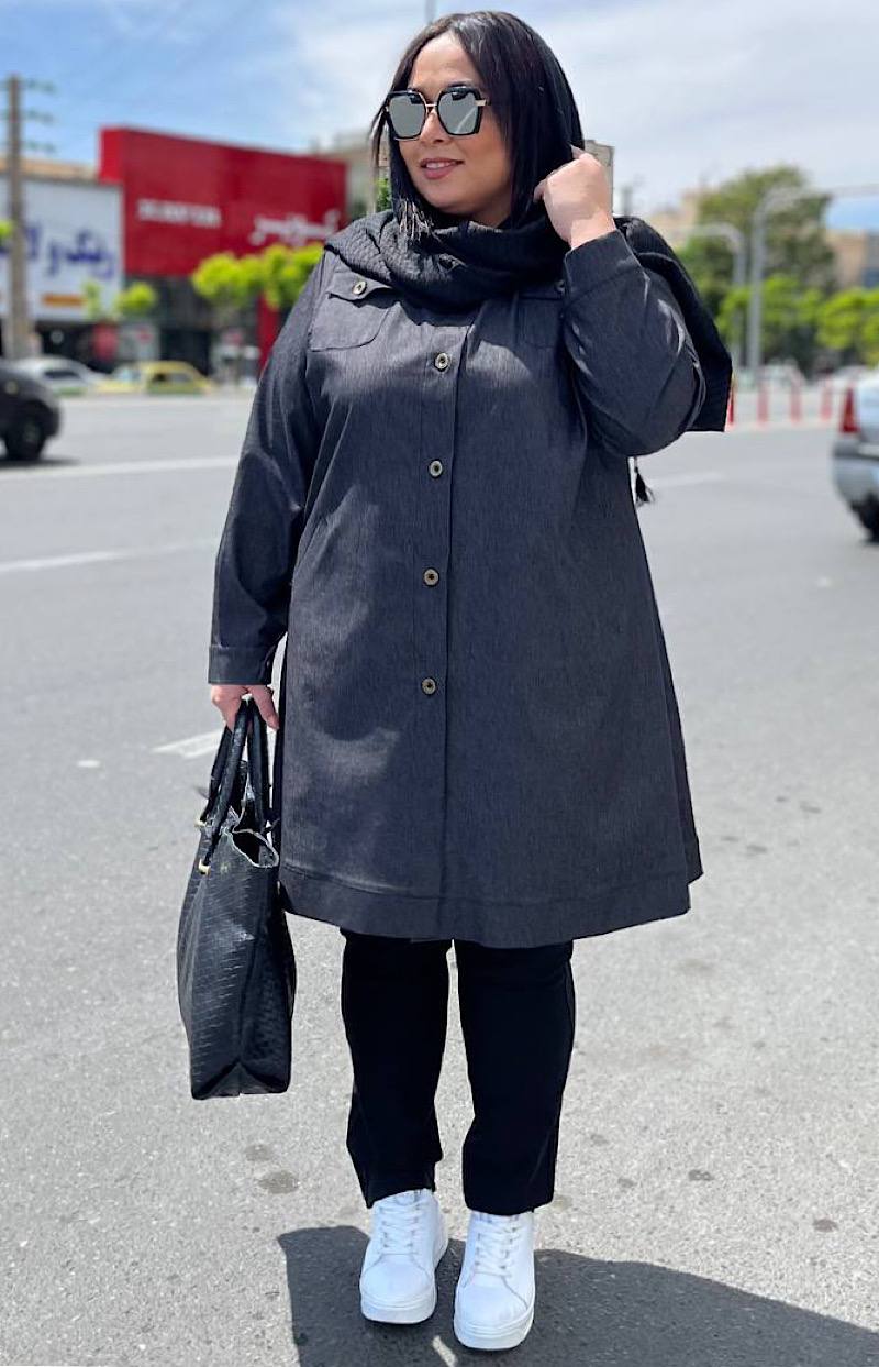 مانتو سایز بزرگ زنانه