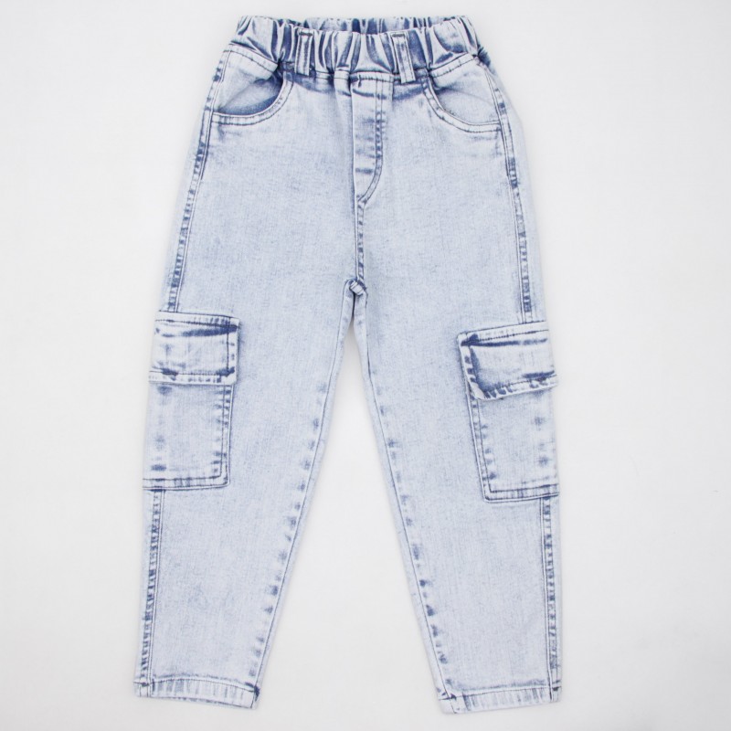 شلوار بچه گانه جین بغل جیب دار mark