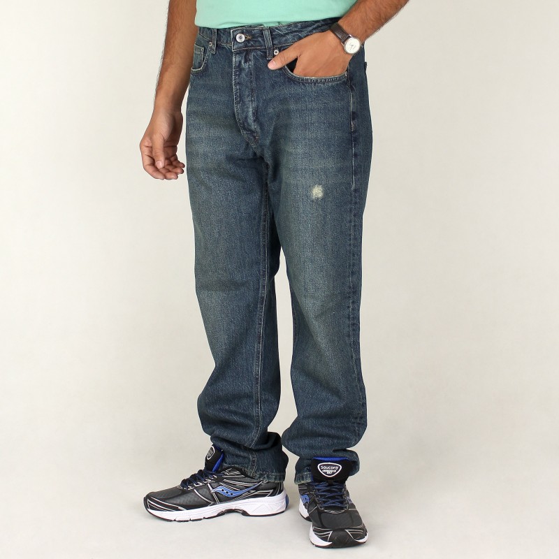 شلوار مردانه جین زاپ دار  tommy hilfiger