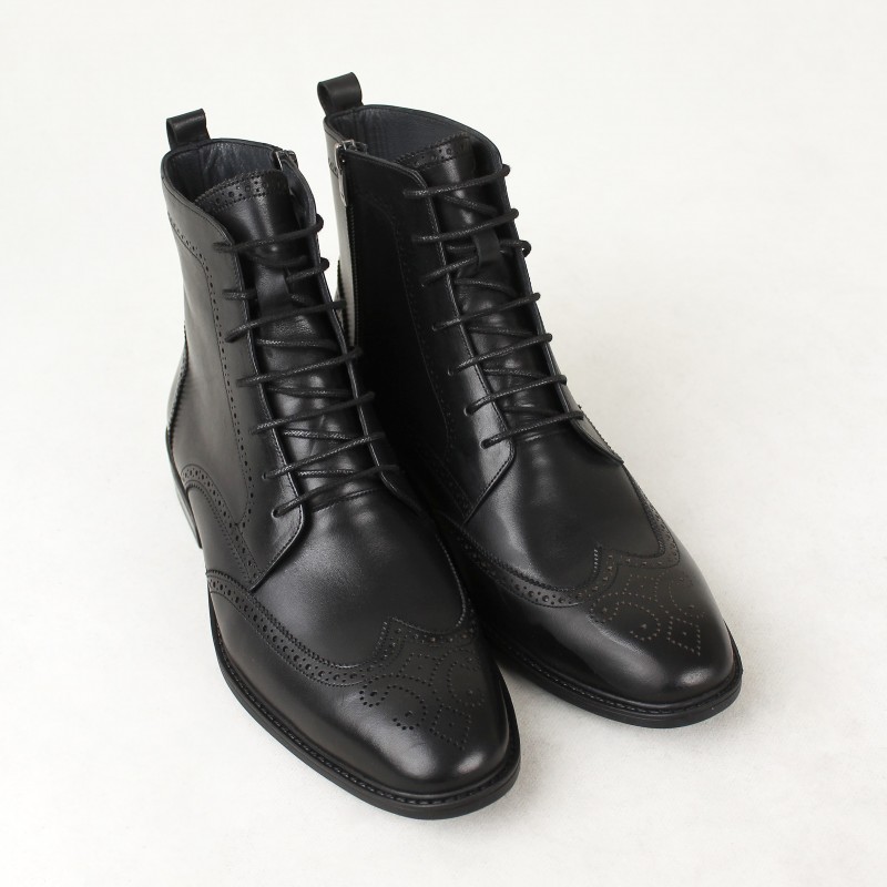 بوت مردانه زیپی هشترک مشکی HORN