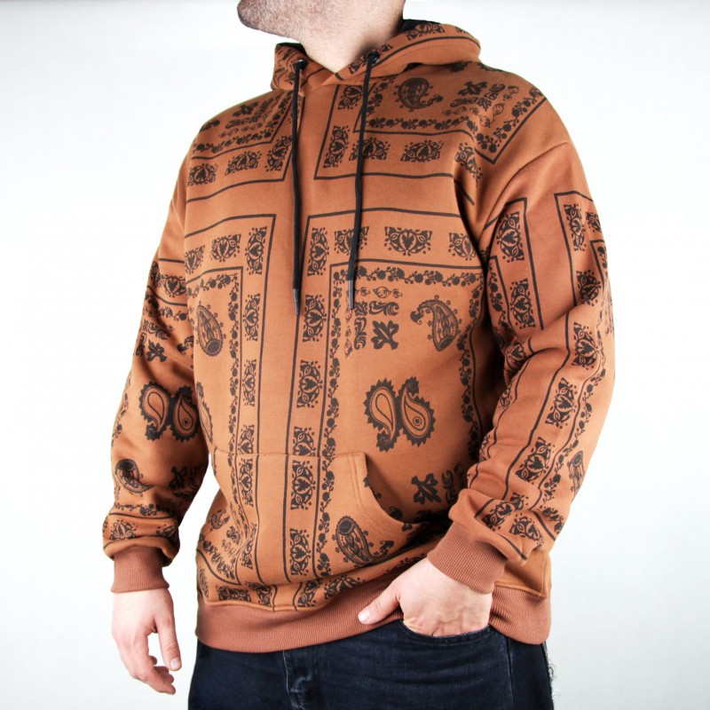 هودی پاییزه مردانه طرح بته جقه   STUDIOS 204