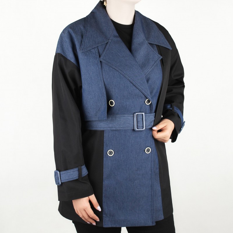 بارانی زنانه سه دکمه آستر دار نیزل nizel