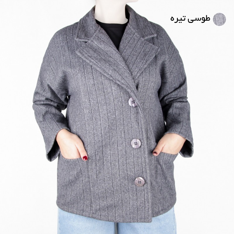 پالتو پاییزه زنانه فوتر آستردار نیزل