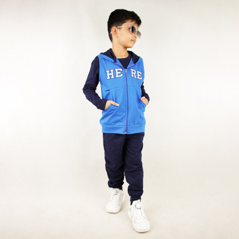 ست پسرانه سه تیکه کلاه دار here