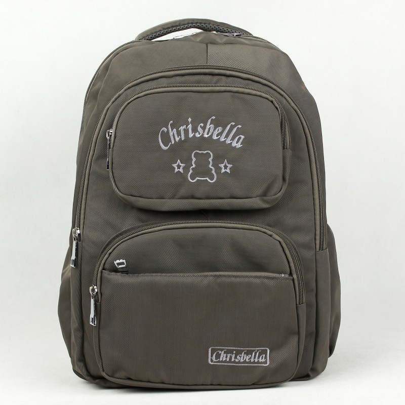 کیف و کوله پشتی دبستانی طرح ساده سبز