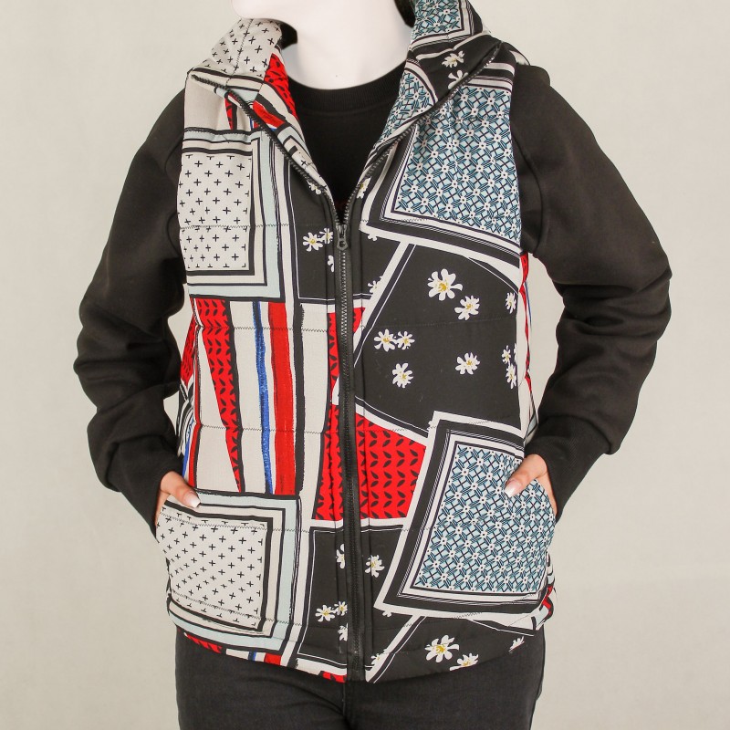 پافر زنانه جلو زیپ