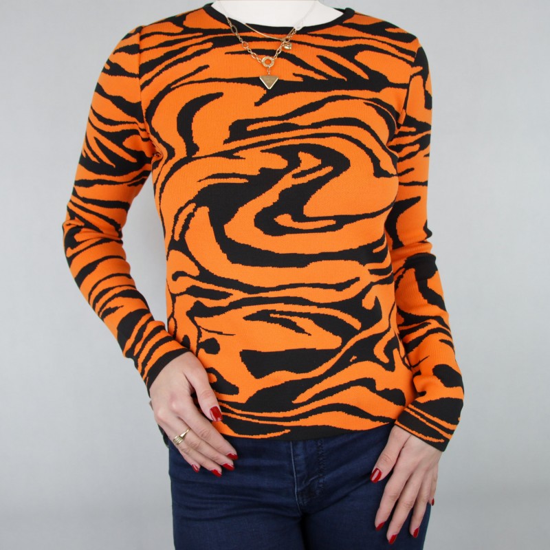 پلیور پاییزه زنانه یقه گرد