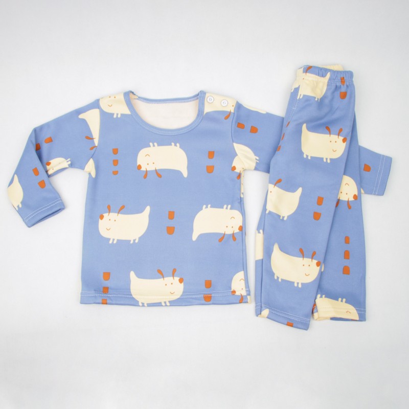 بادی و شلوار نوزادی  طرح سگ