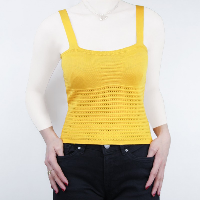 کراپ زنانه بافت طرح نقطه نقطه