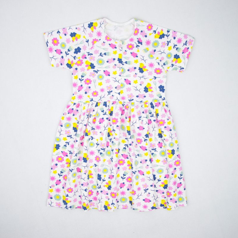 سارافون دخترانه طرح گل 6159580