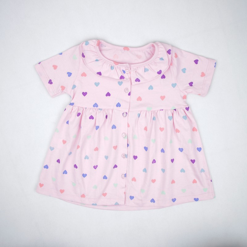 سارافون دخترانه طرح قلبی