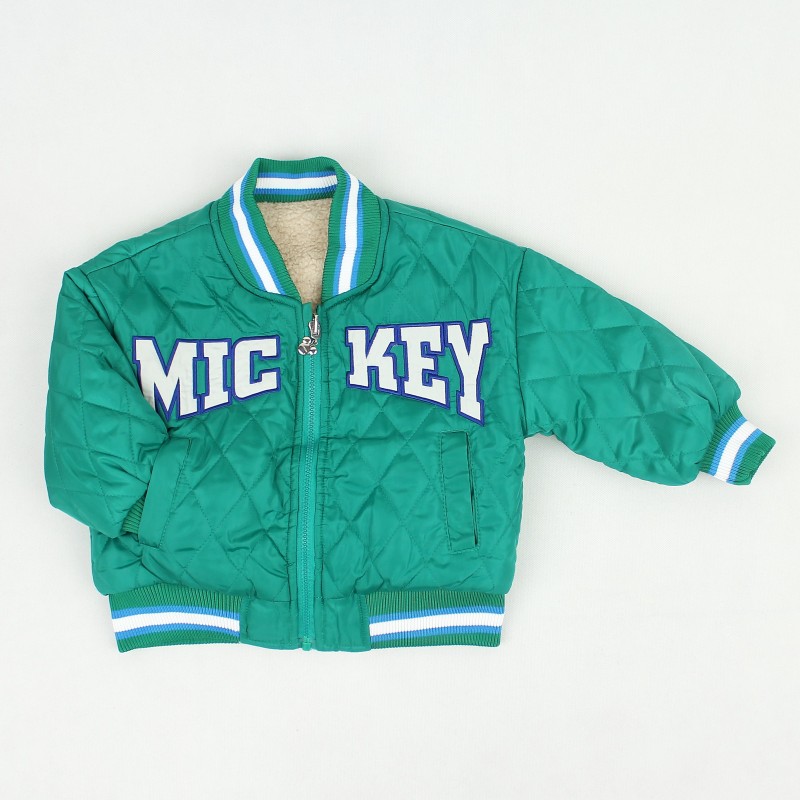 کاپشن بچه گانه طرح mickey  دو رو