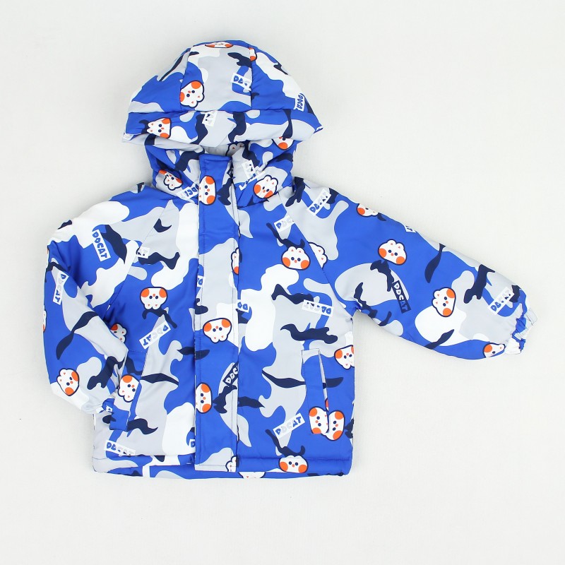 کاپشن بچه گانه طرح گربه کلاهدار