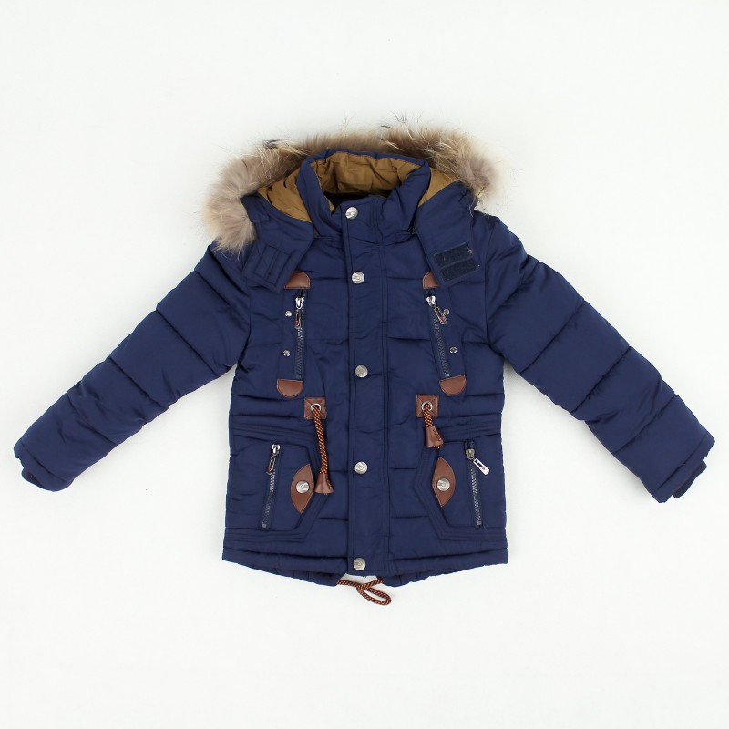 کاپشن بچه گانه طرح چهار جیب DING_LI