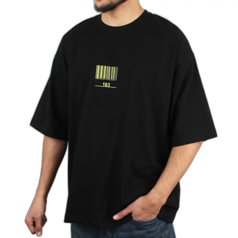 تیشرت مردانه سایز بزرگ طرح بارکد