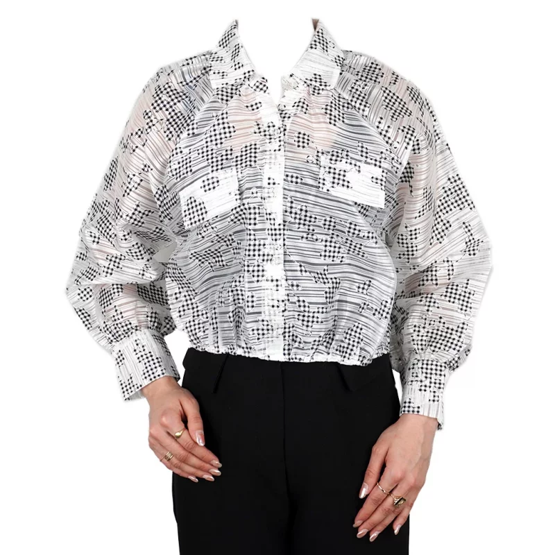 شومیز کراپ زنانه کد 2