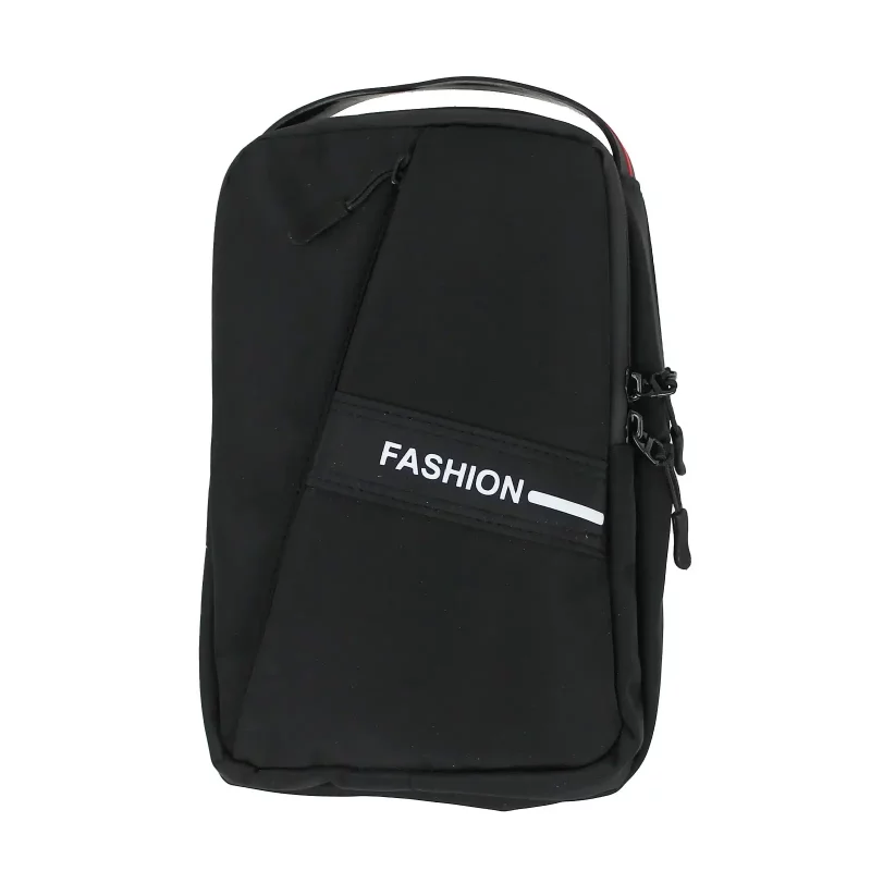 کیف دوشی مردانه مشکی PIERRE CARDIN