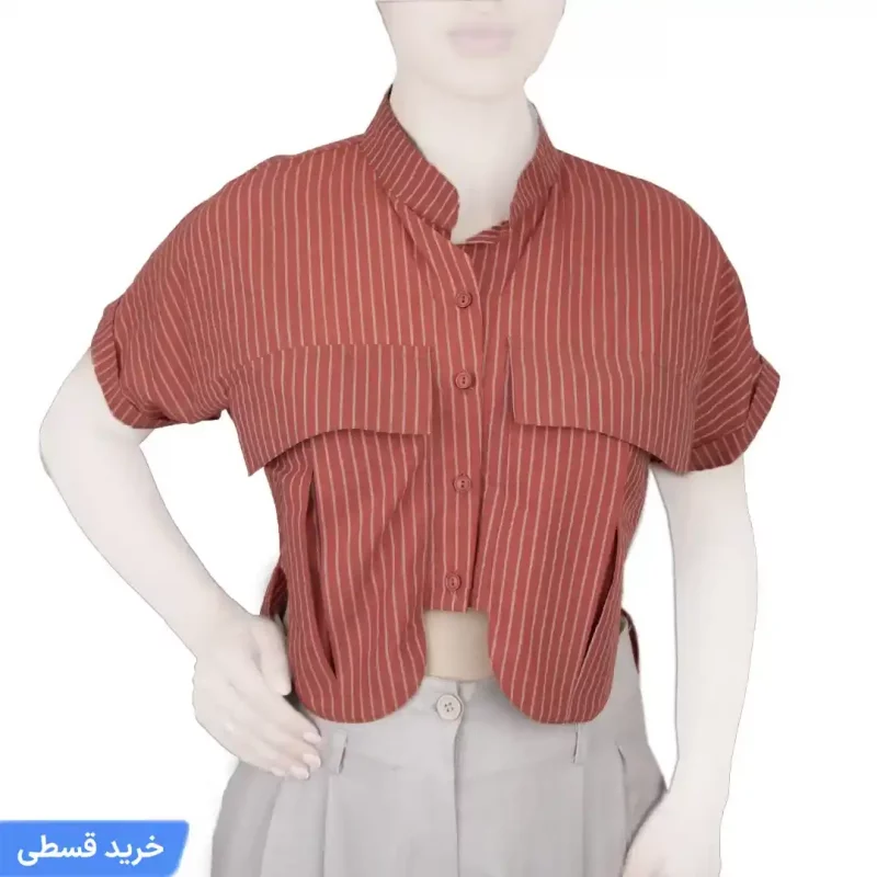 شومیز کراپ زنانه کد 1