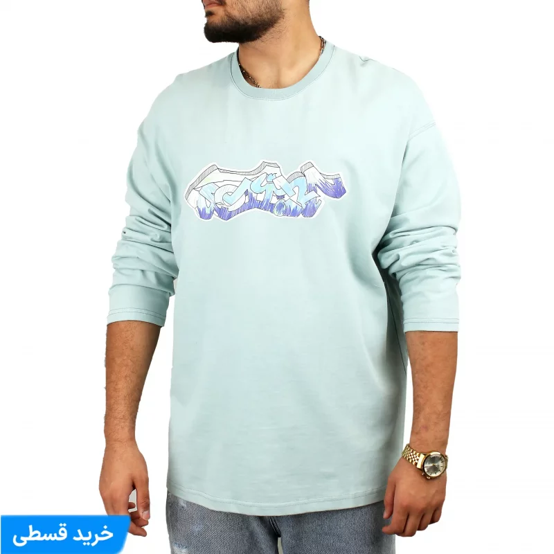 بلوز مردانه سایز بزرگ نوشته دار