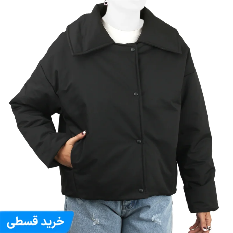 کاپشن امبردی یقه پهن