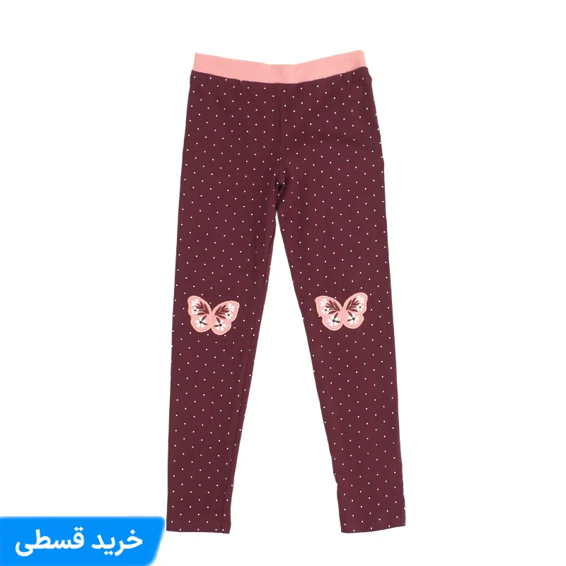 شلوار دخترانه طرح پروانه