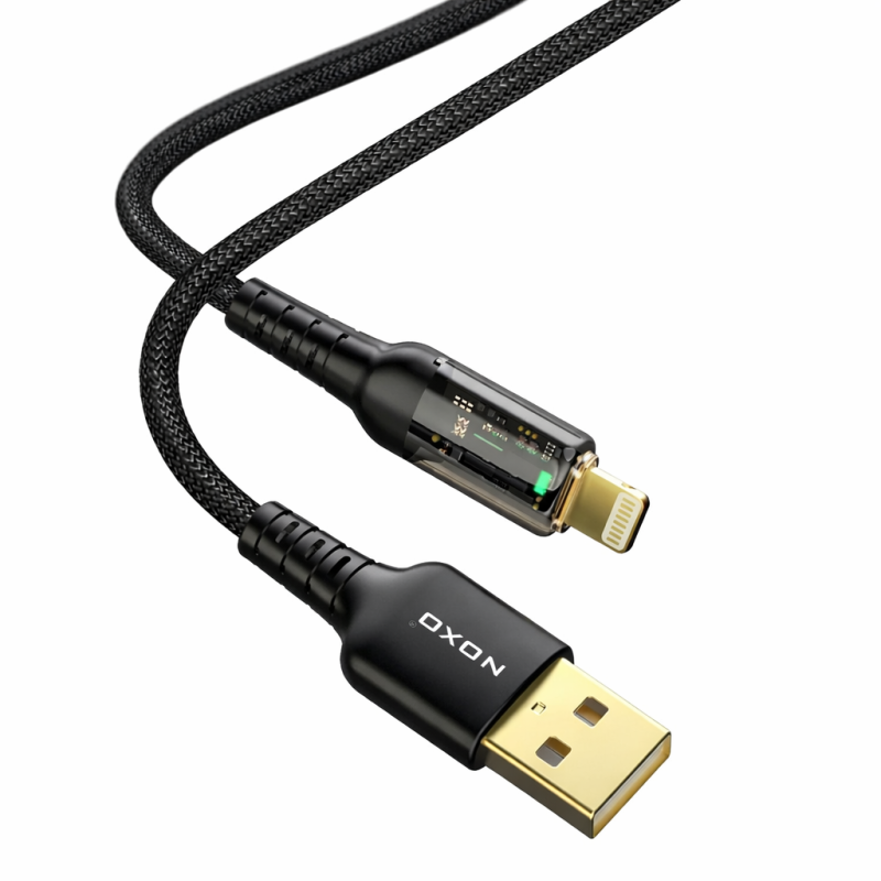 کابل تبدیل USB-A به Lightning نوکسو مدل CN-3 طول 1.2 متر | شارژ سریع 2.4 آمپر