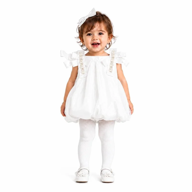 پیراهن دخترانه سفید Angel Dress