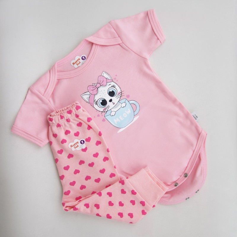 زیر دکمه دار کوتاه نوزادی دخترانه