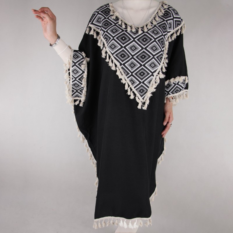 سرهمی زنانه یقه هفتی دور یقه لوزی