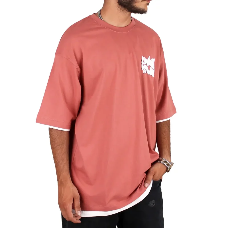 تیشرت مردانه سایز بزرگ طرح LIVING