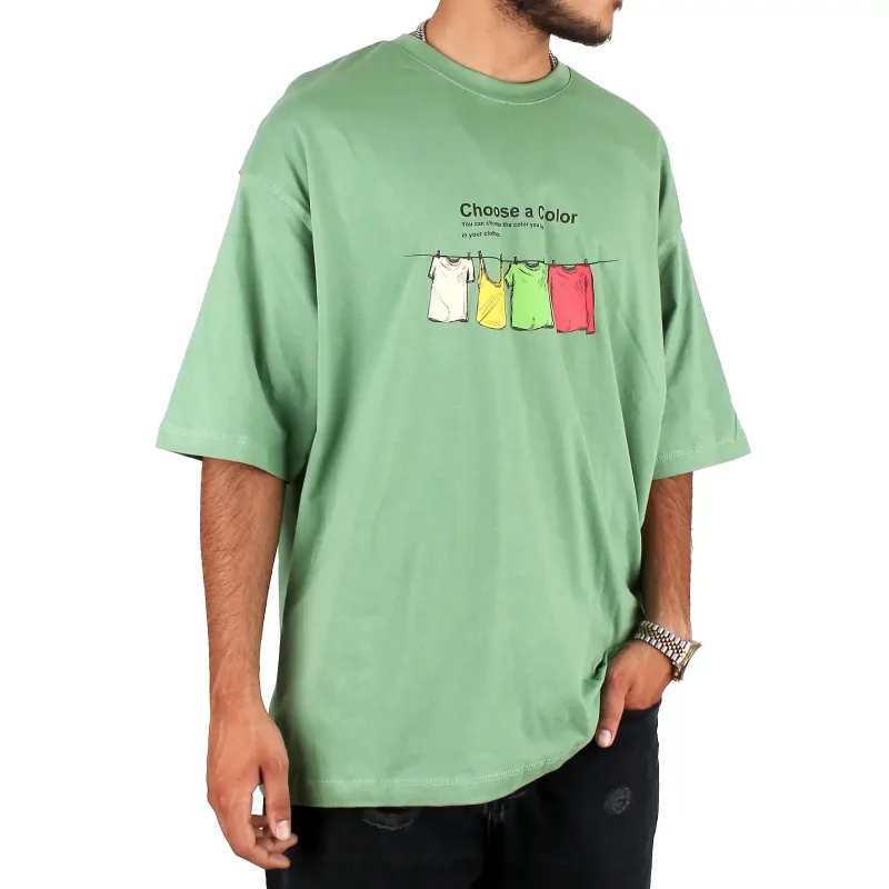 تیشرت مردانه از برند breshka  طرح choose a color